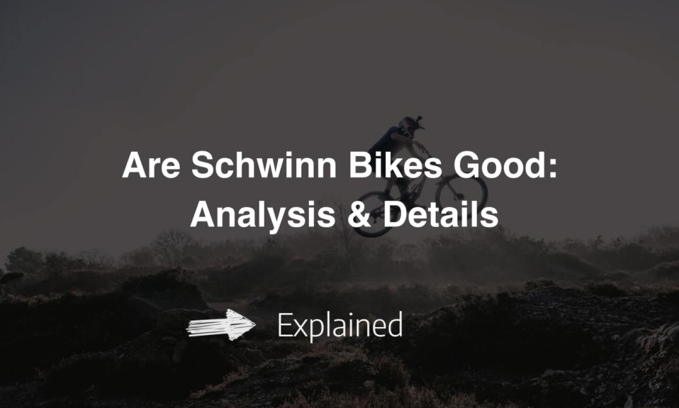 Are Schwinn Bikes Good: Analysis & Details